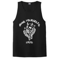 Hail Yourself Skull Skeleton Grave Last Podcast On Left PosiCharge Competitor Tank