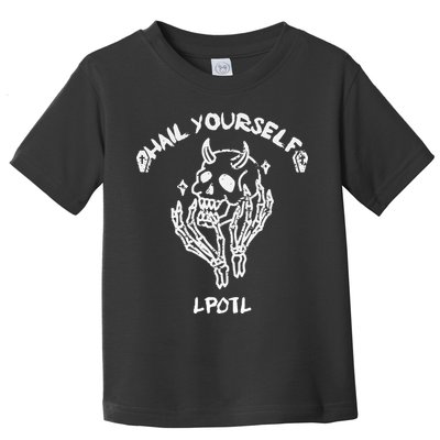Hail Yourself Skull Skeleton Grave Last Podcast On Left Toddler T-Shirt