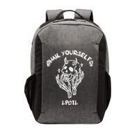 Hail Yourself Skull Skeleton Grave Last Podcast On Left Vector Backpack