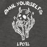 Hail Yourself Skull Skeleton Grave Last Podcast On Left Vector Backpack