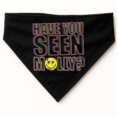 Have You Seen Molly Ecstasy Psychedelic Drug USA-Made Doggie Bandana