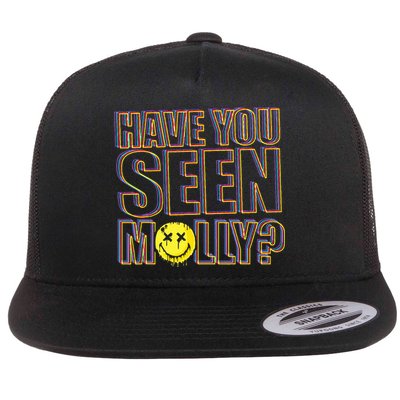 Have You Seen Molly Ecstasy Psychedelic Drug Flatbill Hat