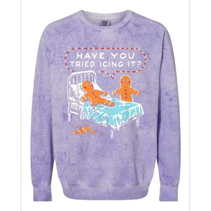 Have You Tried Icing It Colorblast Crewneck Sweatshirt