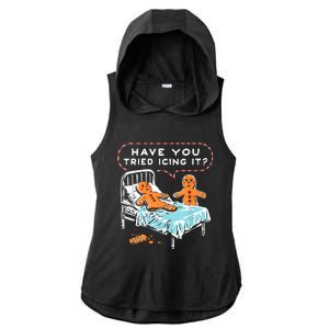 Have You Tried Icing It Ladies PosiCharge Tri-Blend Wicking Draft Hoodie Tank