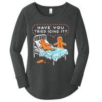 Have You Tried Icing It Women's Perfect Tri Tunic Long Sleeve Shirt