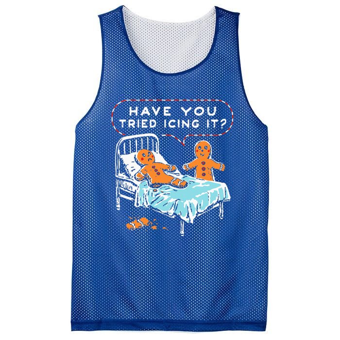 Have You Tried Icing It Mesh Reversible Basketball Jersey Tank