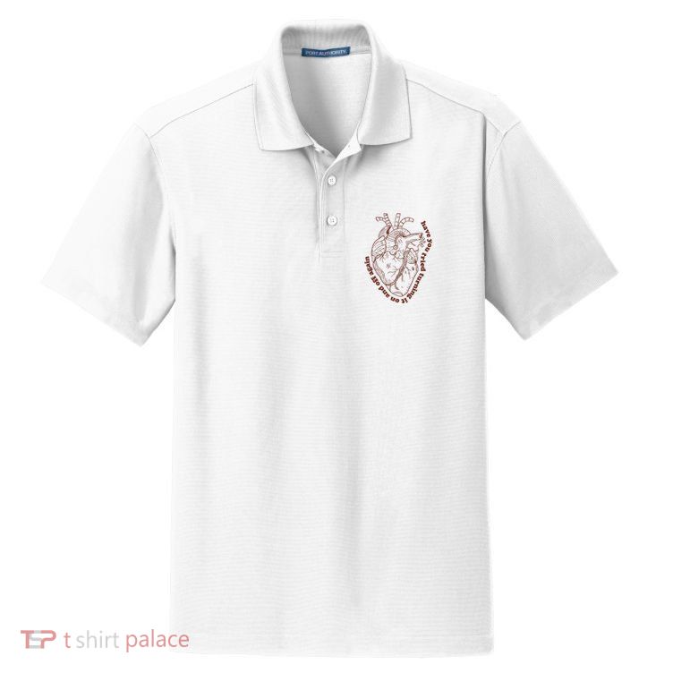 Have You Tired Heart Anatomy Cardiac Surgeon Dry Zone Grid Polo