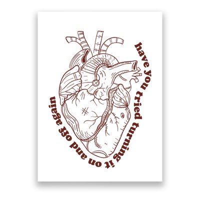 Have You Tired Heart Anatomy Cardiac Surgeon Poster