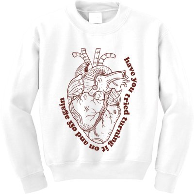Have You Tired Heart Anatomy Cardiac Surgeon Kids Sweatshirt