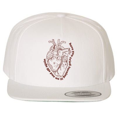 Have You Tired Heart Anatomy Cardiac Surgeon Wool Snapback Cap