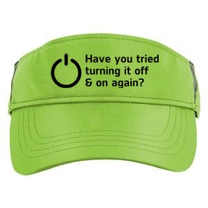 HAVE YOU TRIED TURNING IT OFF AND ON AGAIN? FUNNY Adult Drive Performance Visor