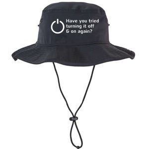 HAVE YOU TRIED TURNING IT OFF AND ON AGAIN? FUNNY Legacy Cool Fit Booney Bucket Hat