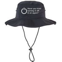 HAVE YOU TRIED TURNING IT OFF AND ON AGAIN? FUNNY Legacy Cool Fit Booney Bucket Hat