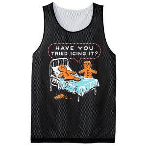 Have You Tried Icing It Design Mesh Reversible Basketball Jersey Tank