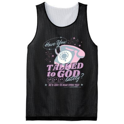 Have You Talked To God Lately Oversized Christian God Mesh Reversible Basketball Jersey Tank