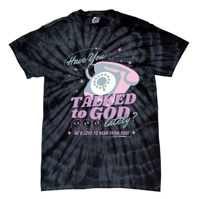 Have You Talked To God Lately Oversized Christian God Tie-Dye T-Shirt