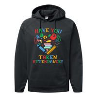 Have You Taken Attendance Funny Attendance Clerk School Performance Fleece Hoodie