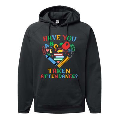 Have You Taken Attendance Funny Attendance Clerk School Performance Fleece Hoodie