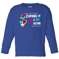 Have You Tried Turning It Off And On Again Heart Adenosines Gift Toddler Long Sleeve Shirt