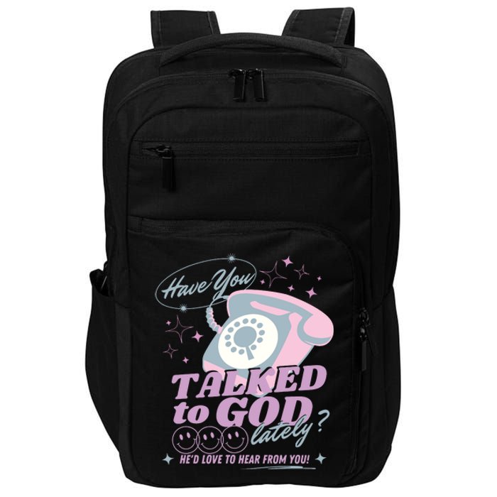 Have You Talked To God Lately Oversized Christian God Jesus Impact Tech Backpack