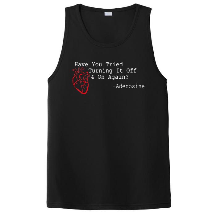 Have You Tried Turning It Off And On Again Adenosine Heart PosiCharge Competitor Tank