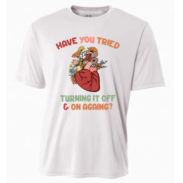 Have You Tried Turning It Off And On Againing School Counselor Cooling Performance Crew T-Shirt