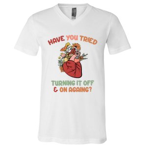 Have You Tried Turning It Off And On Againing School Counselor V-Neck T-Shirt