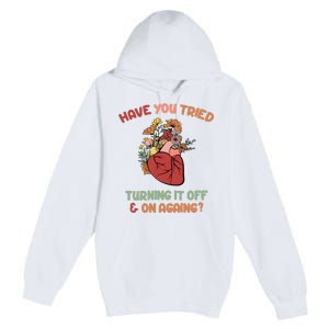 Have You Tried Turning It Off And On Againing School Counselor Premium Pullover Hoodie