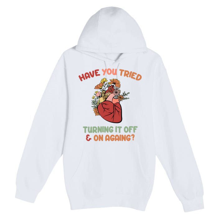 Have You Tried Turning It Off And On Againing School Counselor Premium Pullover Hoodie