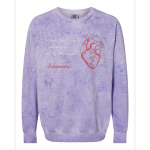 Have You Tried Turning It Off And On Again Adenosine Heart Colorblast Crewneck Sweatshirt