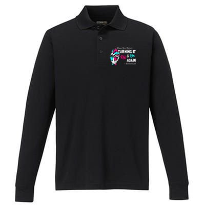 Have You Tried Turning It Off And On Again Heart Adenosines Cute Gift Performance Long Sleeve Polo