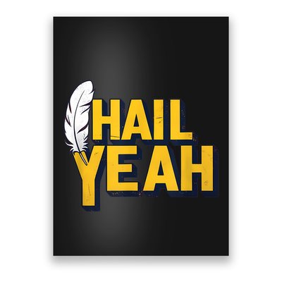 Hail Yeah Washington Design Washington Fan Merch Poster