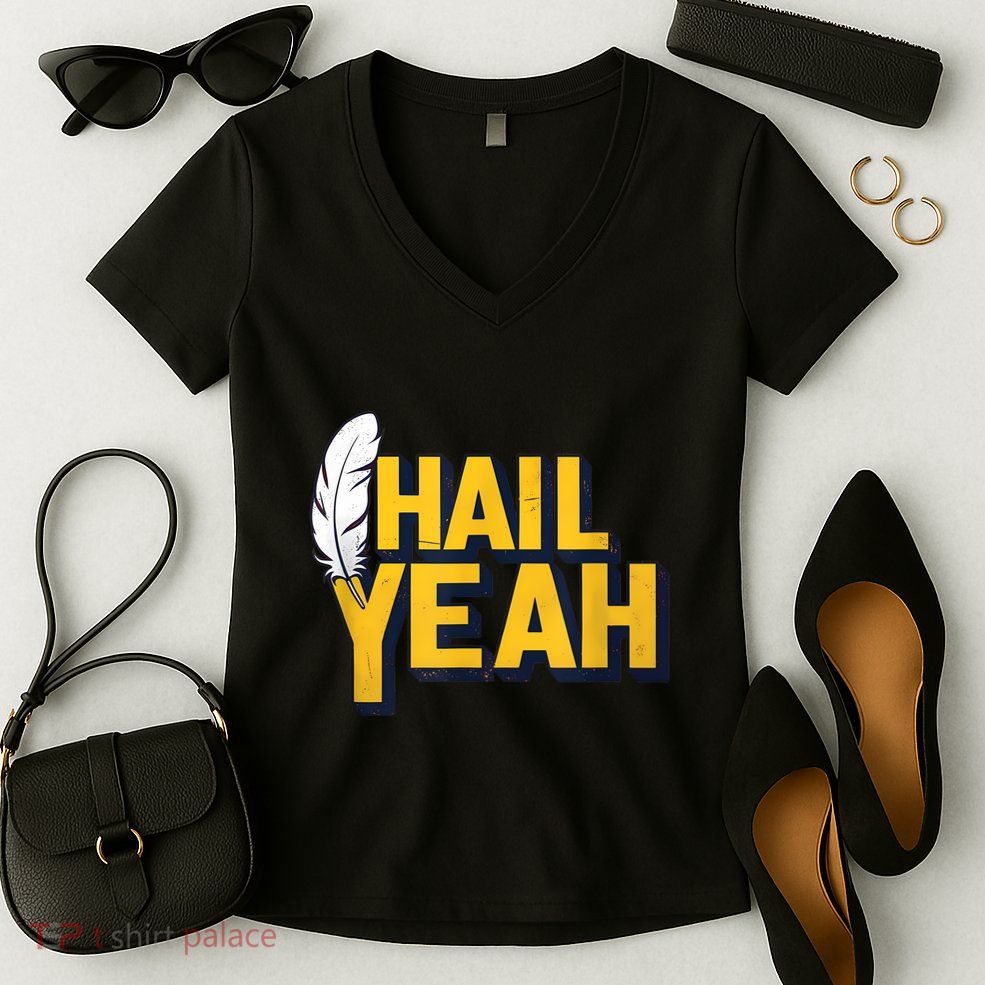 Hail Yeah Washington Design Washington Fan Merch Women's V-Neck T-Shirt