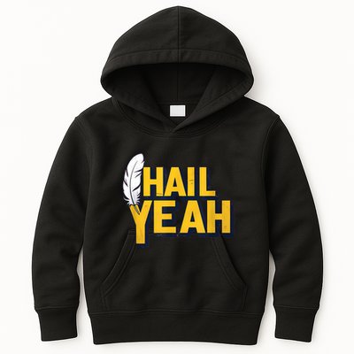 Hail Yeah Washington Design Washington Fan Merch Kids Hoodie