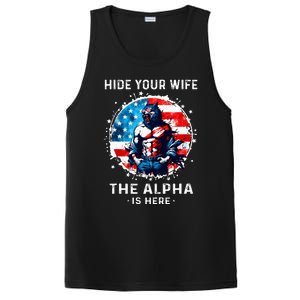 Hide Your Wife The AlphaS Here Usa Meme Werewolf Meme PosiCharge Competitor Tank