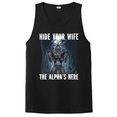 Hide Your Wife The Alphas Here Meme PosiCharge Competitor Tank