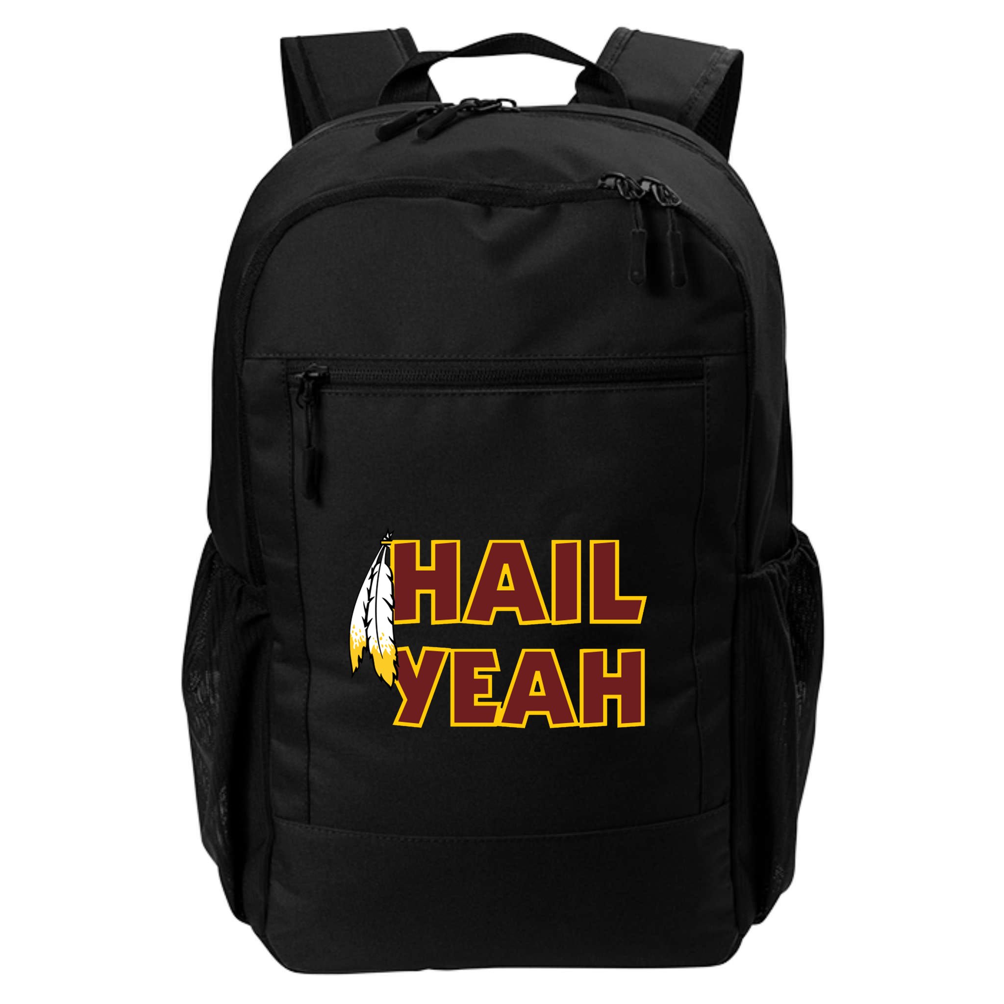 Hail Yeah With Feathers Washington Football Fan Backpack