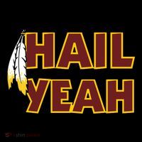 Hail Yeah With Feathers Washington Football Fan Short Acrylic Beanie