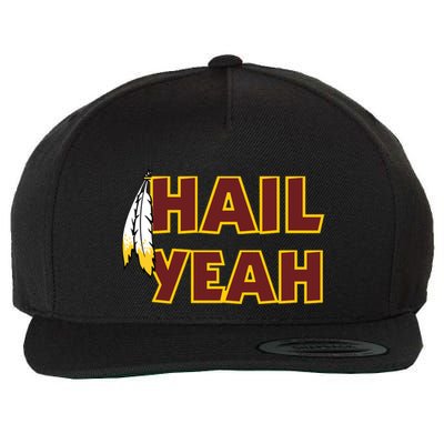 Hail Yeah With Feathers Washington Football Fan Wool Snapback Cap
