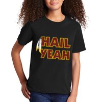 Hail Yeah With Feathers Washington Football Fan Kids T-Shirt