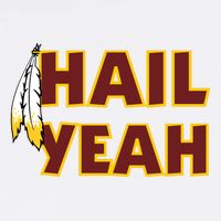 Hail Yeah With Feathers Washington Football Fan Garment-Dyed Sweatshirt