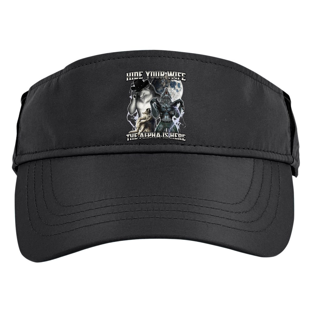 Hide Your Wife The Alpha Is Here Adult Drive Performance Visor