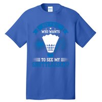 Hey Yall Who Wants To See My Shuttlecock Badminton Player Gift Tall T-Shirt