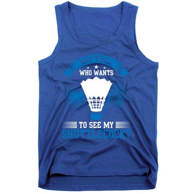 Hey Yall Who Wants To See My Shuttlecock Badminton Player Gift Tank Top