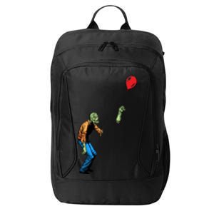 Halloween Zombie Balloon Funny Cut Off Arm City Backpack