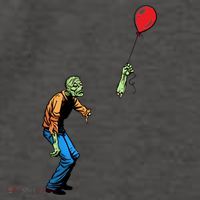 Halloween Zombie Balloon Funny Cut Off Arm Vector Backpack
