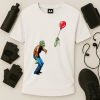 Halloween Zombie Balloon Funny Cut Off Arm Cooling Performance Crew T-Shirt