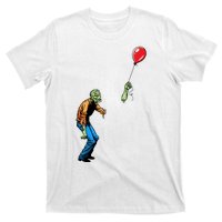 Halloween Zombie Balloon Funny Cut Off Arm T-Shirt