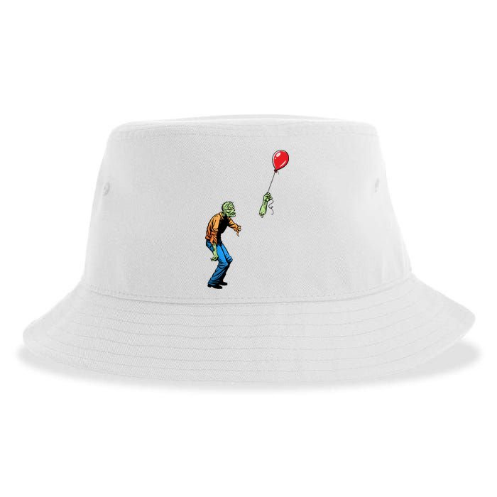 Halloween Zombie Balloon Funny Cut Off Arm Sustainable Bucket Hat