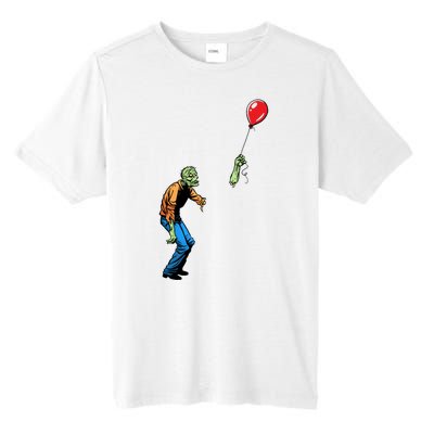 Halloween Zombie Balloon Funny Cut Off Arm Tall Fusion ChromaSoft Performance T-Shirt